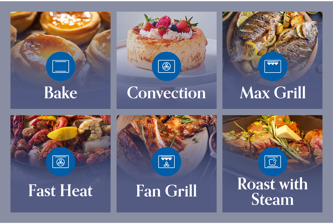 6 Baking Modes Choice