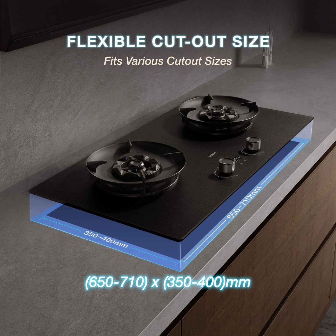 Flexible Cut-out Size